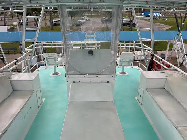 Spellbound's deck and seating