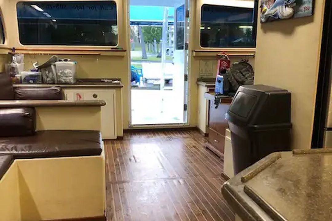 Inside Spellbound's cabin