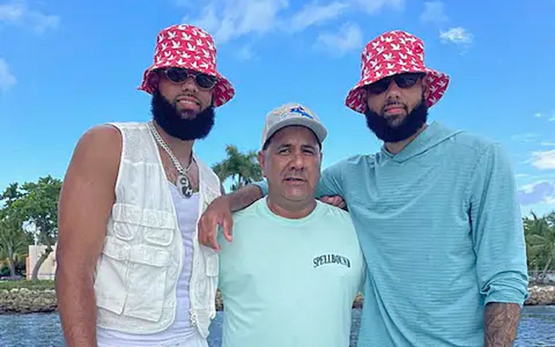 Captain Manny with guests aboard Spellbound, Miami